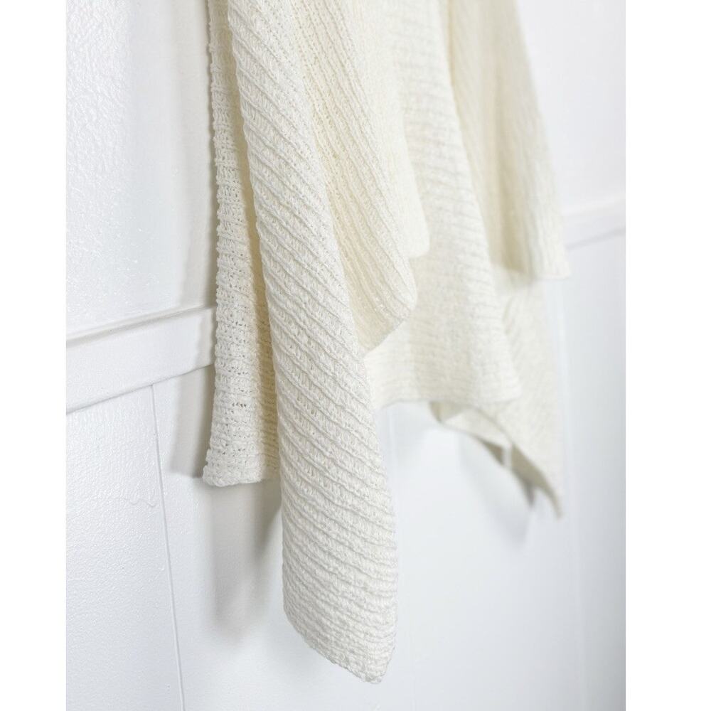 NWT Lilly Pulitzer L Kingston Sweater Vest Resort Ivory-White Open Knit Boho - Picture 9 of 9